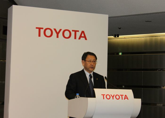 Akio Toyoda presidente de Toyota Motor Corporation.