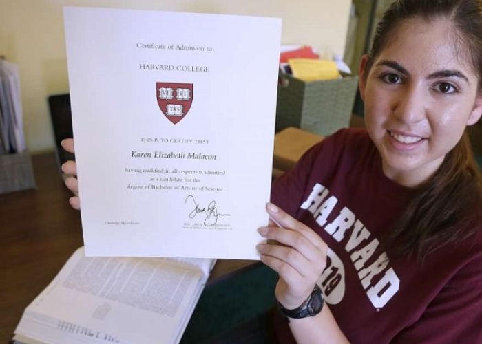 Karen Malacon es parte del 12% de hispanos y latinos que integran la matrícula de Harvard.