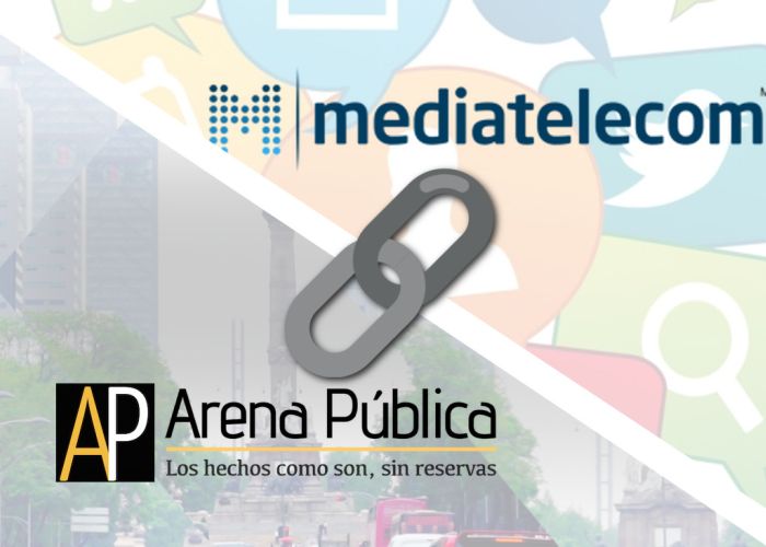 Firman alianza Mediatelecom y Arena Pública para ofrecer contenido especializado a mayores audiencias