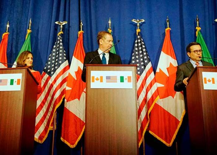 Las próximas elecciones en México y Estados Unidos también están apresurando la negociación del TLCAN (Foto: Departamento de Estado de los Estados Unidos)