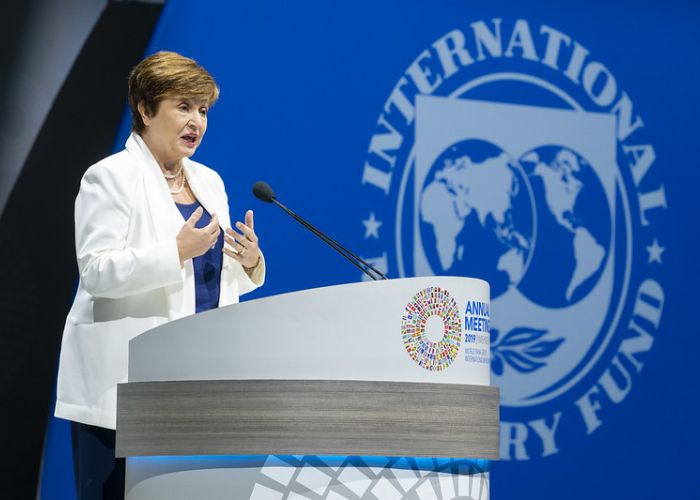 Kristalina Georgieva, directora del Fondo Monetario Internacional.  (Foto: FMI)