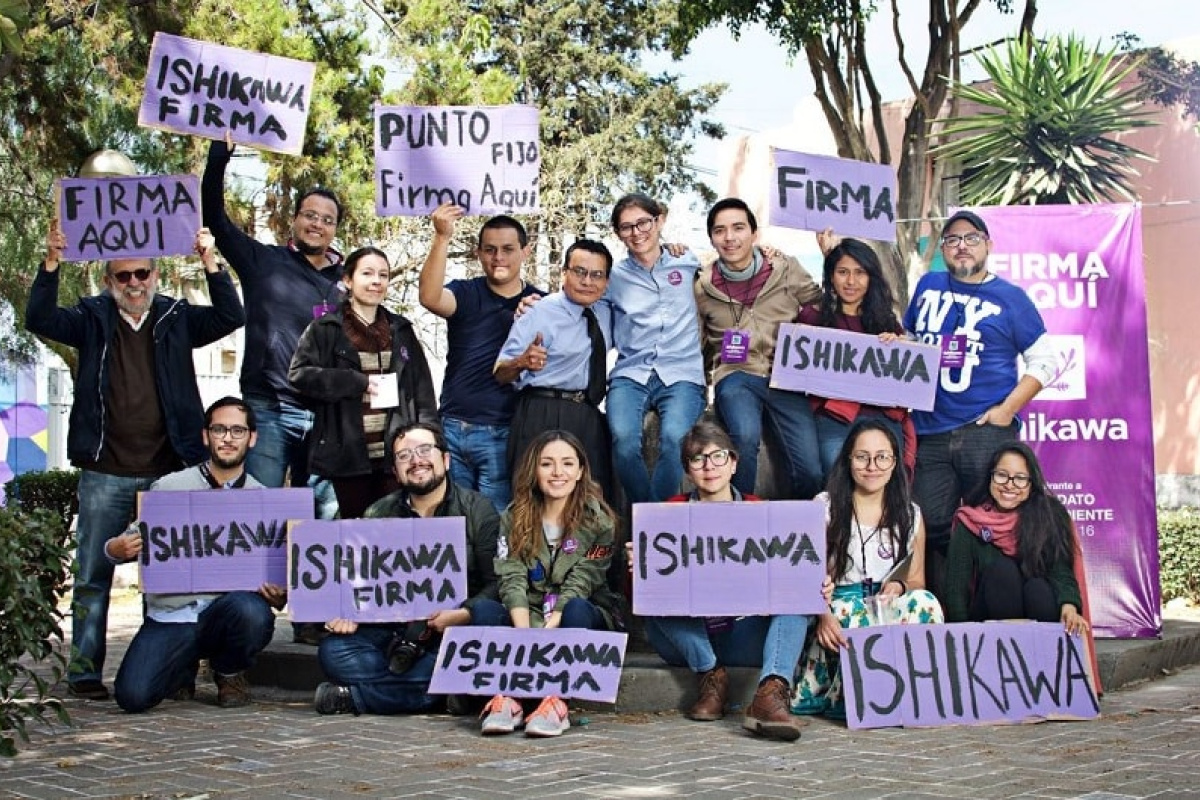 Armando Pliego Ishikawa, precandidato independiente al distrito 16 de Puebla en precampaña. Armando Pliego Ishikawa, precandidato independiente al distrito 16 de Puebla en precampaña.