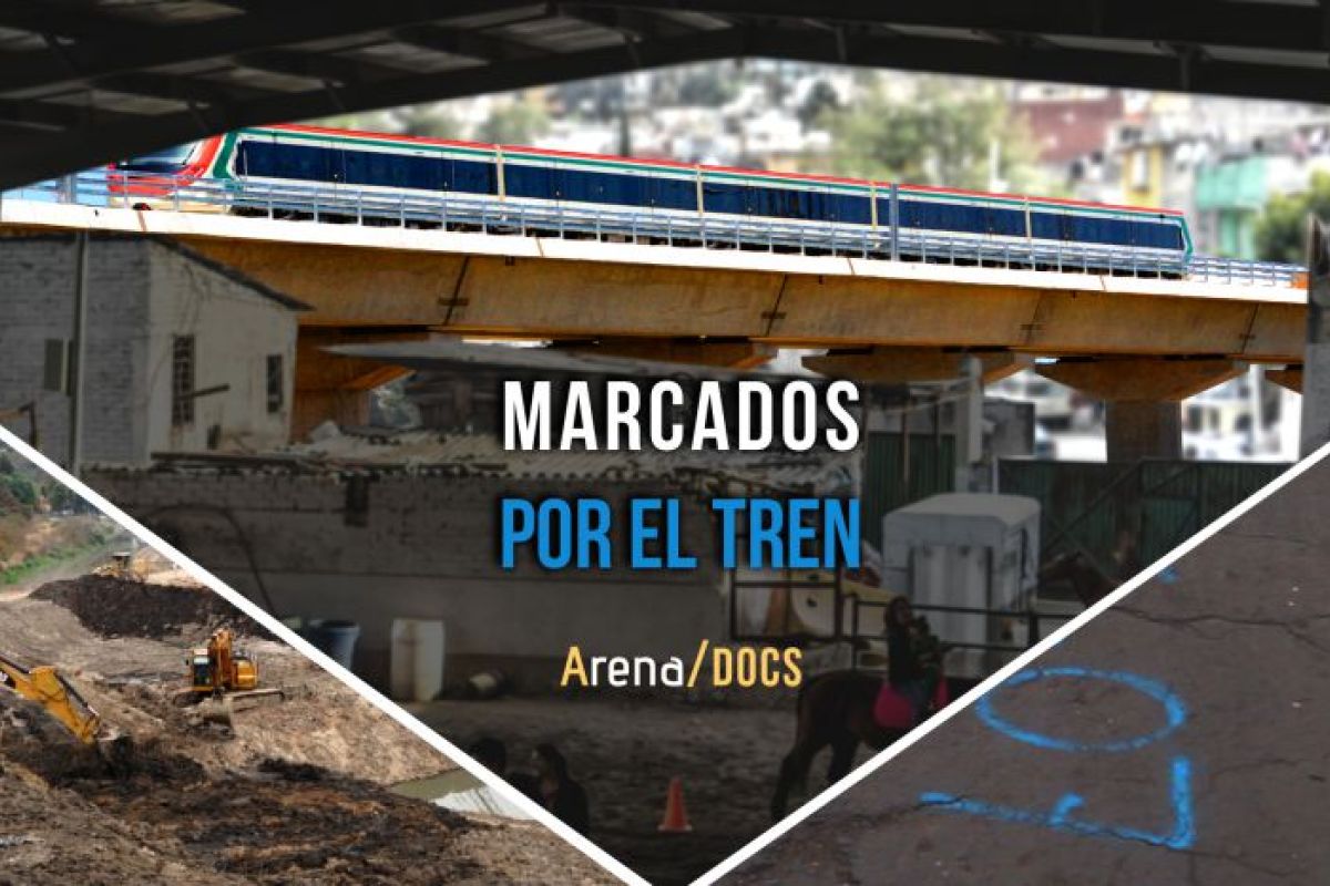 Arena Docs presenta los testimonios de vecinos que con sus casas pagan el precio del Tren México Toluca en 'Marcados por el tren'. Arena Docs presenta los testimonios de vecinos que con sus casas pagan el precio del Tren México Toluca en 'Marcados por el tren'.