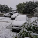 Nieve en Piedras Nieves, Coahuila. Foto: Nieve en Coahuila/Twitter @FerCanalesF