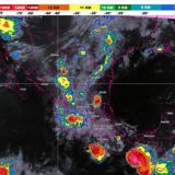 Pronóstico de tormentas del SMN Foto: Twitter @conagua_clima