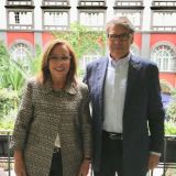 Reunión entre Rocío Nahle y Ricky Perry, Secretario de Energía de Estados Unidos Foto: Twitter Rocío Nahle @rocionahle
