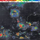 Pronóstico de lluvias del Servicio Meteorológico Nacional Foto: Twitter @conagua_clima