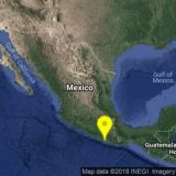 Registro de sismo de 5.3 grados en Ometepec, Guerrero Foto: Twitter Servicio Sismológico Nacional @SSNMexico
