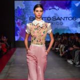 Desfile de Benito Santos durante la MBFWMx OI18. (Foto: Mercedes-Benz Fashion Week).