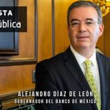 El gobernador del Banco de México entrevistado en su oficina de la Ciudad de México