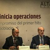 Bernardo Sepulveda Amor y Eugenio Galdón Brugarola, miembros del consejo directivo de Altán (Foto: @ALTANMx)