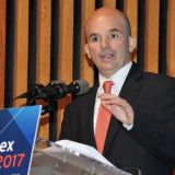 El secretario de Hacienda, José Antonio González Anaya, en la entrega del premio Citibanamex de Economía 2017 el pasado 21 de noviembre