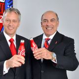 James Quincey y Muhtar Kent. Foto: Coca Cola UK