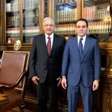 El presidente Andrés Manuel López Obrador anunció hoy en Palacio Nacional que Arturo Herrera será el nuevo secretario de Hacienda.