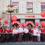 La inauguración de un establecimiento de Vips en la Puerta del Sol, en el centro de Madrid, en julio de 2018 (Imagen: Vips)