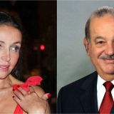 Los empresarios Esther Koplowitz y Carlos Slim, accionistas de la constructora FCC. Slim tomó el control de la empresa española en febrero de 2016