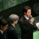 Los integrantes de BTS participaron en la Asamblea General de la ONU como embajadores de su país. 