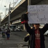 Solidaridad en CDMX al salir la primera caravana de la ciudad (Twitter:@andalalucha)