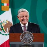 El presidente López Obrador en conferencia de prensa el 13 de julio en Palacio Nacional (Foto: LopezObrador.org.mx)