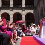 El presidente López Obrador en el Día Internacional de las Mujeres en Palacio Nacional el 8 de marzo de 2023 (Foto: lopezobrador.org.mx)