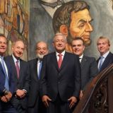 López Obrador con empresarios de México y EU en Washington en julio de 2022 (Foto: lopezobrador.org.mx)