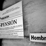 Baños públicos en mal estado.