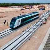 Construcción del Tren Maya (Foto: Gobierno de México)