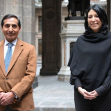 Rogelio Ramírez, secretario de Hacienda, y Victoria Rodríguez, gobernadora de Banxico en 2021 (Imagen: X @R_Ramirez_O)  