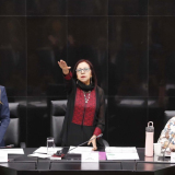 Leticia Ramírez Amaya, secretaria de Educación Pública (Foto: Senado de la República)