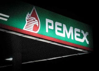Una estación de Pemex.