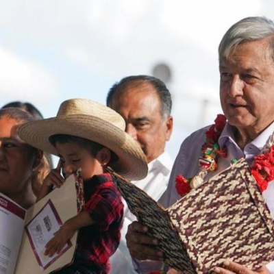López Obrador en uno de sus recorridos por el país (Foto: lopezobrador.org.mx)