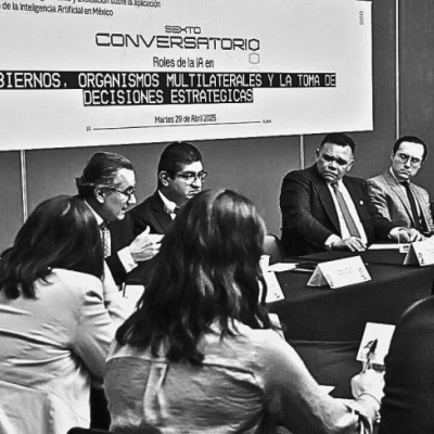 Conversatorio sobre IA en el Senado de la República.