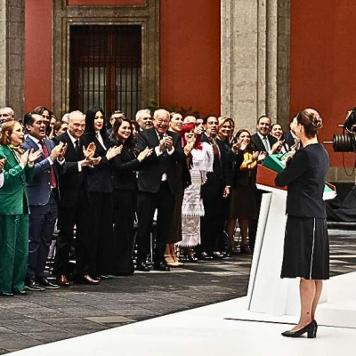 Claudia Sheinbaum en su primer informe de gobierno (Imagen: Presidencia)