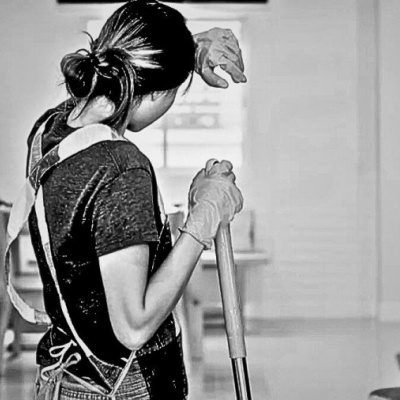 Trabajo en casa  no remunerado.