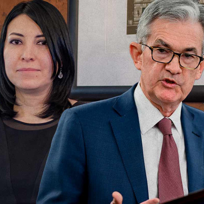Gobernadora del Banco de México y presidente de la Reserva Federal.