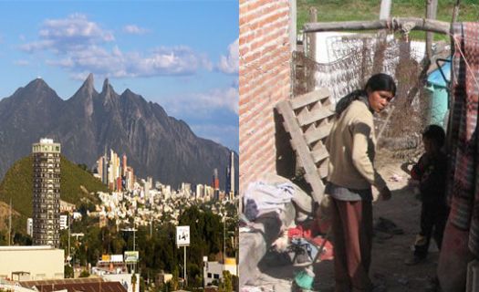  En Nuevo León 4.1% de las famialias no tiene acceso a servicios básicos en su vivienda, en Guerrero esta proporción se eleva a 66%, de ese tamaño es el reto en México.