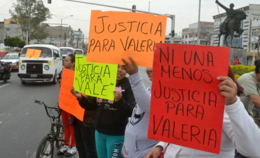 En Neza se realizaron protestas tras el asesinato de Valeria.