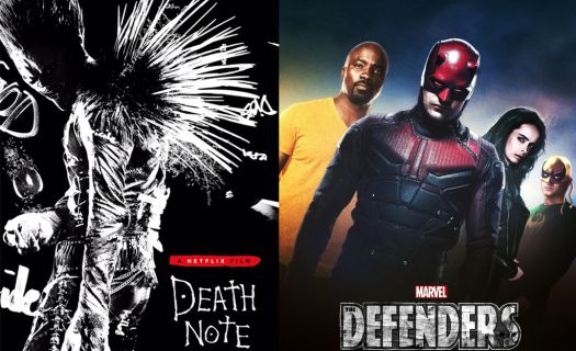 Entre los títulos más esperados están Death Note y The Defenders