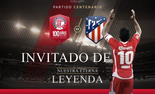 Toluca celebra su centenario enfrentando al Atlético de Madrid