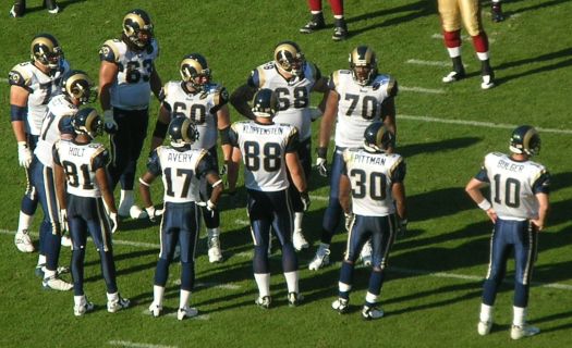 Los Ángeles Rams reciben a los Giants. Foto: Rams/Wikimedia