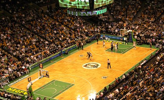 Boston Celtics. Foto: TD Garden, estadio de los Celtics/Wikimedia