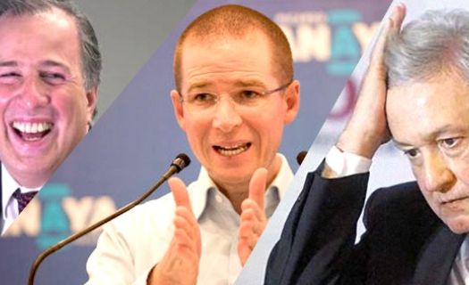 Meade, Anaya y AMLO rumbo a las elecciones del 2018.