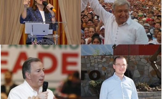Margarita Zavala, López Obrador, Jose Antonio Meade y Ricardo Anaya, muy probablemente de alguno de ellos saldrá el próximo presidente del país.