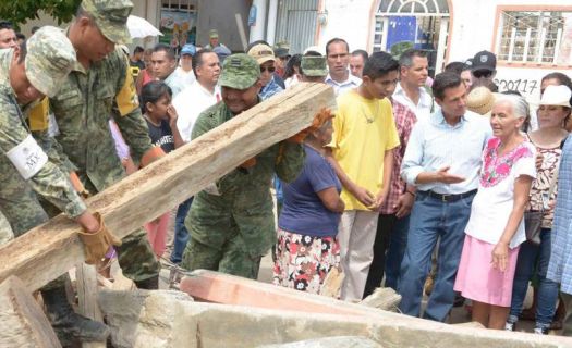 Recorrido del Presidente por las entidades afectadas por los sismos de 2017