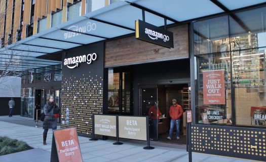 Amazon Go, es la primera tienda sin cajeros. Foto: wikicommons