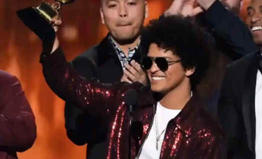 Bruno Mars se posicionó como uno de los grandes ganadores de los Grammy 2018. Foto: Instagram / recordingacademy 