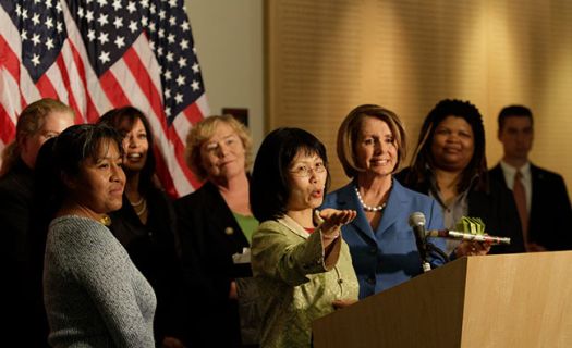 Las mujeres demócratas discutieron el tema más que las mujeres republicanas
