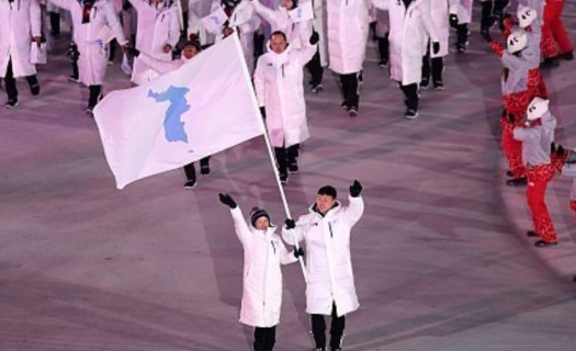 Las dos Coreas desfilaron como una nación en PyeongChang después de hostilidades. Foto: Instagram 