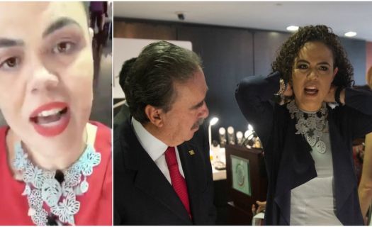 Ya no te lo quites. Yo te lo regalo”, le dijo el priista a Gómez del Campo cuando la senadora se puso el collar.