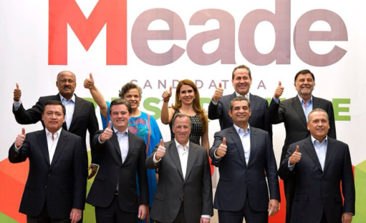 Meade, compone su equipo de campaña por líderes priístas como Chong, Paredes y Beltrones. Foto: Twitter
